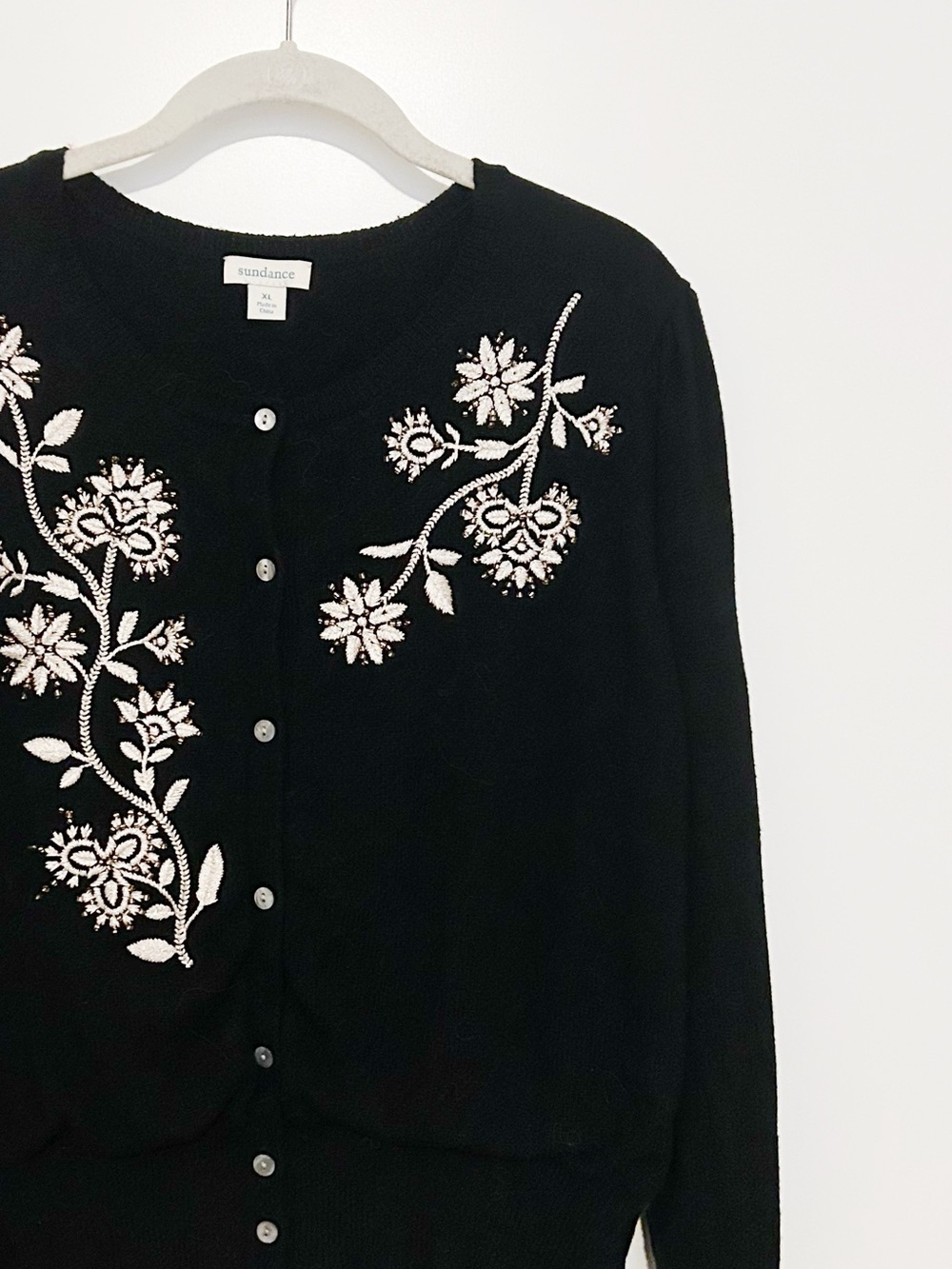 Sundance Embroidered Cardigan Sweater - Picture 6 of 8